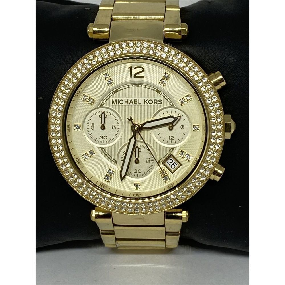 Michael Kors Parker MK5354 Womens Stainless Steel Analog Dial Quartz Watch MP731 - Picture 2 of 12
